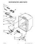 Diagram for 03 - Refrigerator Liner Parts