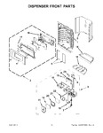 Diagram for 09 - Dispenser Front Parts