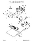 Diagram for 01 - Top And Console Parts