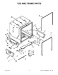Diagram for 05 - Tub And Frame Parts