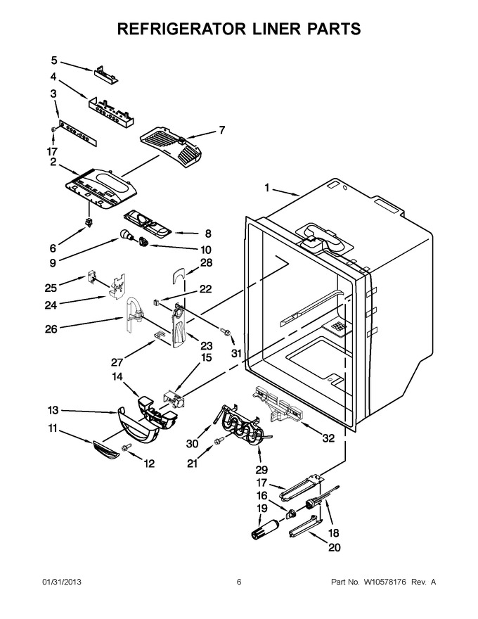 Diagram for JFC2089WTB9