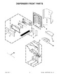 Diagram for 08 - Dispenser Front Parts