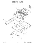 Diagram for 01 - Cooktop Parts