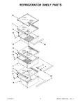Diagram for 03 - Refrigerator Shelf Parts