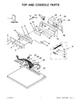 Diagram for 01 - Top And Console Parts