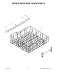 Diagram for 09 - Upper Rack And Track Parts