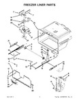 Diagram for 06 - Freezer Liner Parts