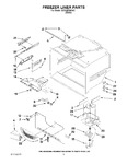Diagram for 02 - Freezer Liner Parts