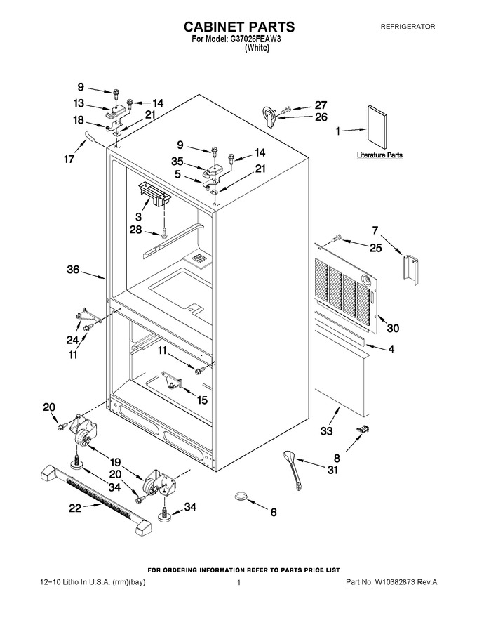 Diagram for G37026FEAW3