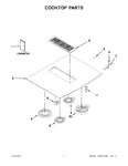 Diagram for 01 - Cooktop Parts