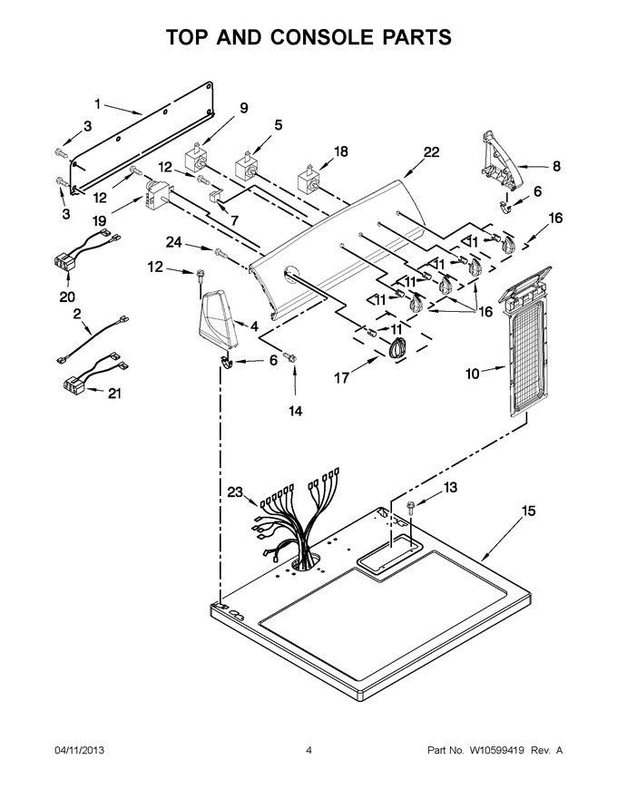 Diagram for 4GAED4900YW2