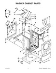 Diagram for 06 - Washer Cabinet Parts