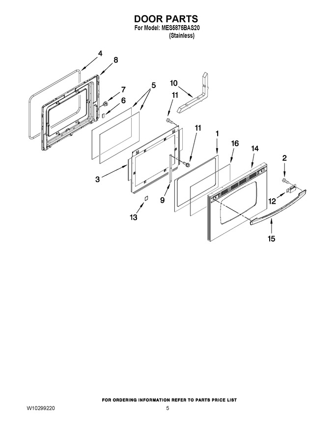 Diagram for MES5875BAS20