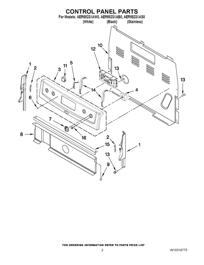 Diagram for AER5823XAS0