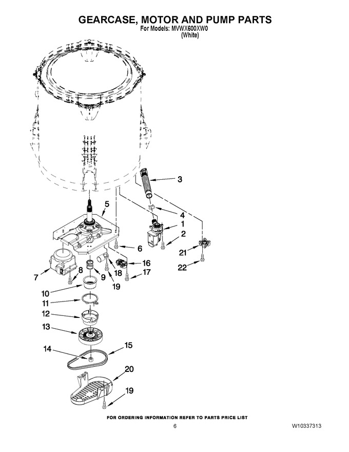 Diagram for MVWX600XW0