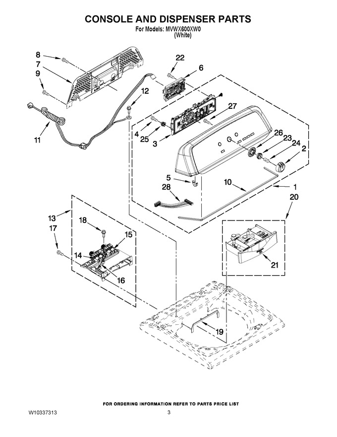 Diagram for MVWX600XW0