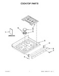 Diagram for 01 - Cooktop Parts