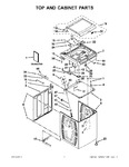 Diagram for 01 - Top And Cabinet Parts