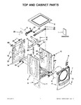Diagram for 01 - Top And Cabinet Parts