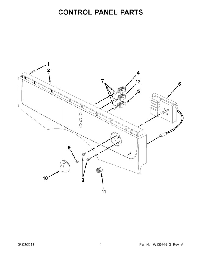 Diagram for MED7500YW0