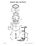 Diagram for 03 - Basket And Tub Parts