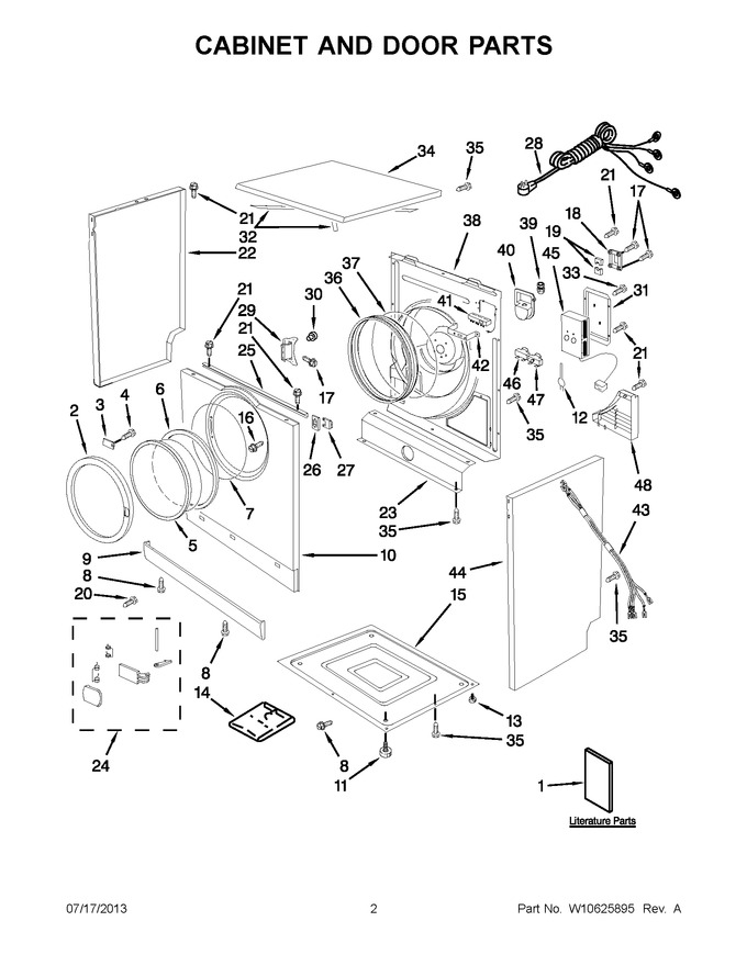 Diagram for YMED7500YW1