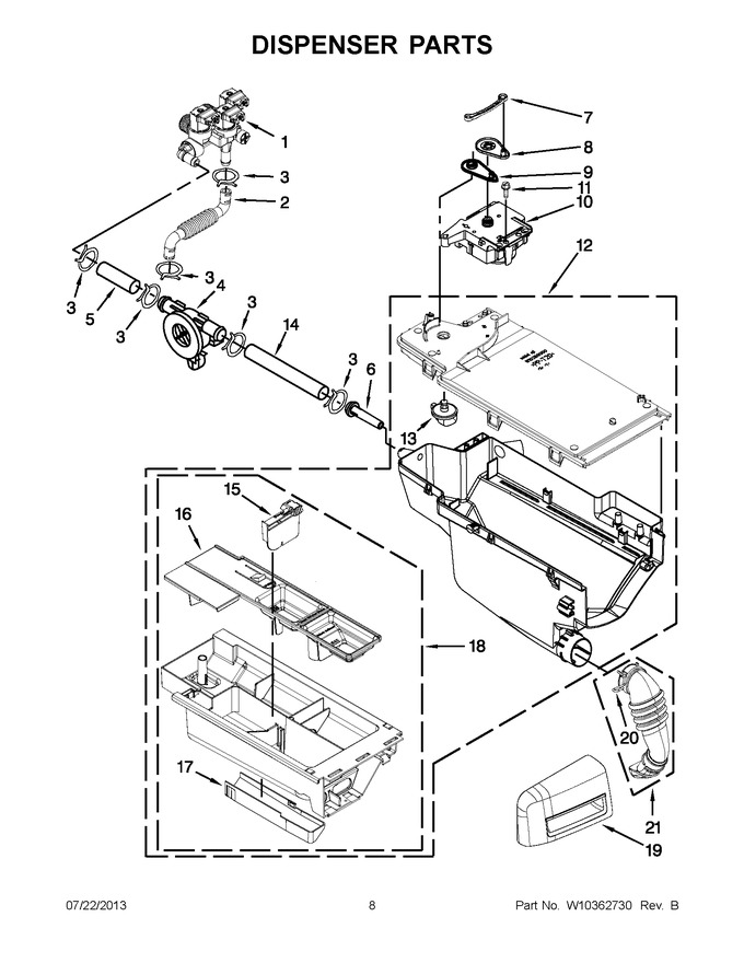 Diagram for MHW7000XW0