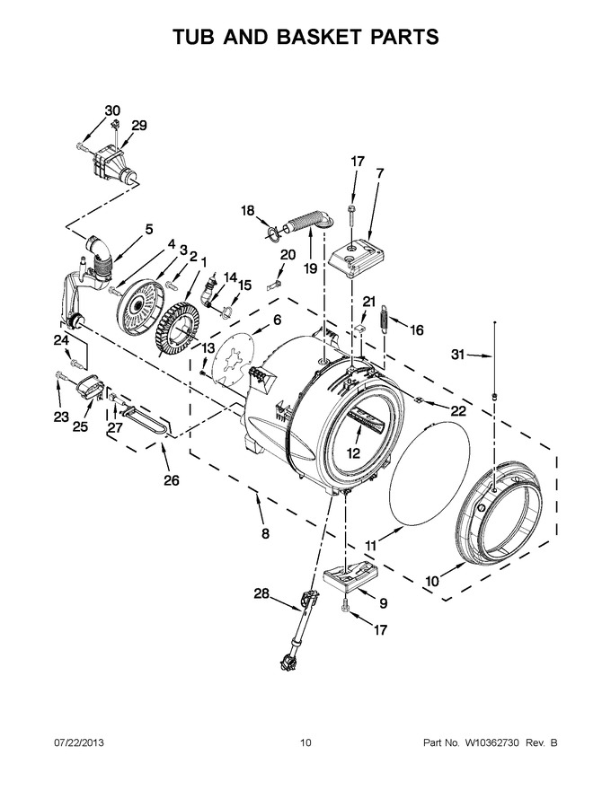 Diagram for MHW7000XR0
