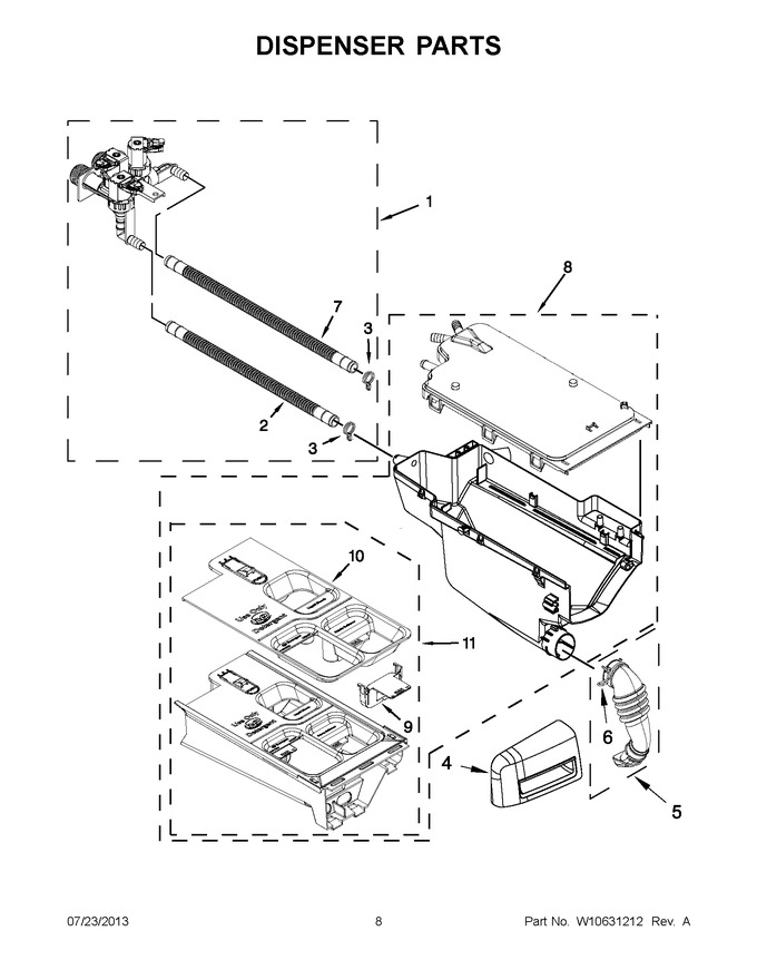 Diagram for MHW3000BW1
