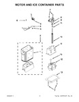 Diagram for 05 - Motor And Ice Container Parts