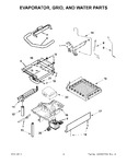 Diagram for 02 - Evaporator, Grid, And Water Parts