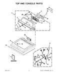 Diagram for 01 - Top And Console Parts