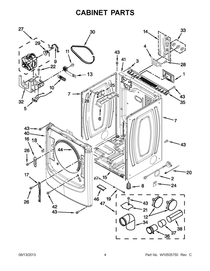 Diagram for YMED7000XG3