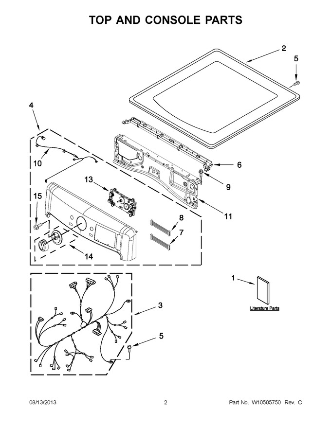 Diagram for YMED7000XW3