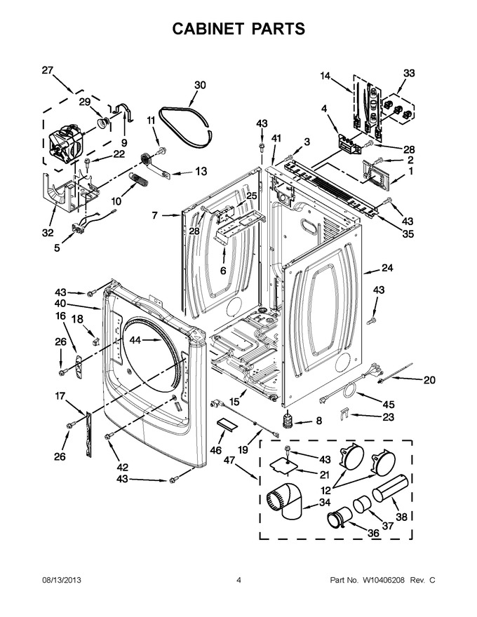 Diagram for YMED7000XG1