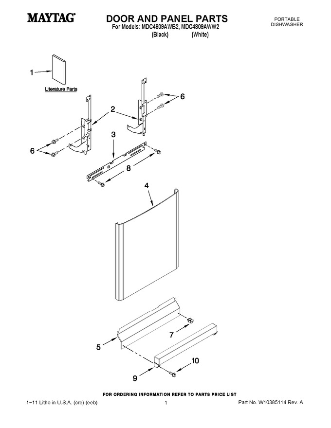 Diagram for MDC4809AWW2