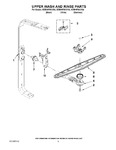 Diagram for 07 - Upper Wash And Rinse Parts