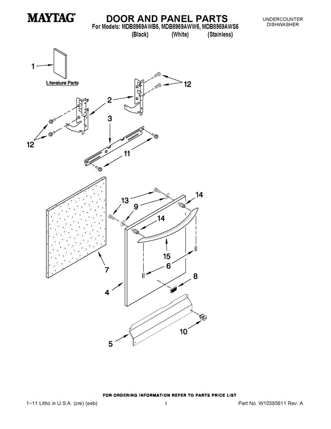 Diagram for MDB8959AWS5
