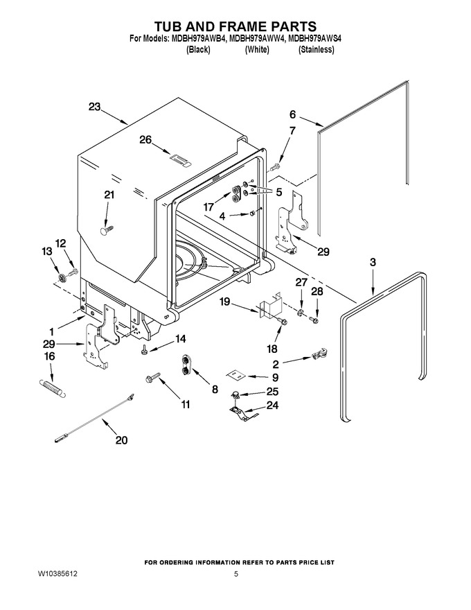 Diagram for MDBH979AWW4
