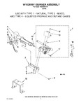 Diagram for 04 - W10293911 Burner Assembly