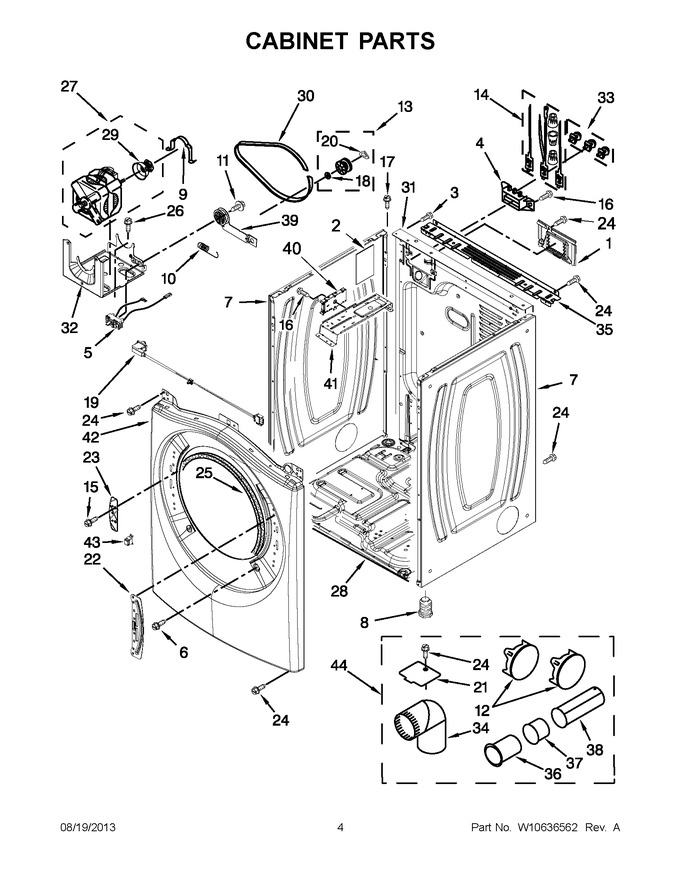 Diagram for NED5700BW0