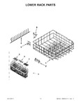 Diagram for 11 - Lower Rack Parts