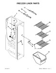 Diagram for 05 - Freezer Liner Parts
