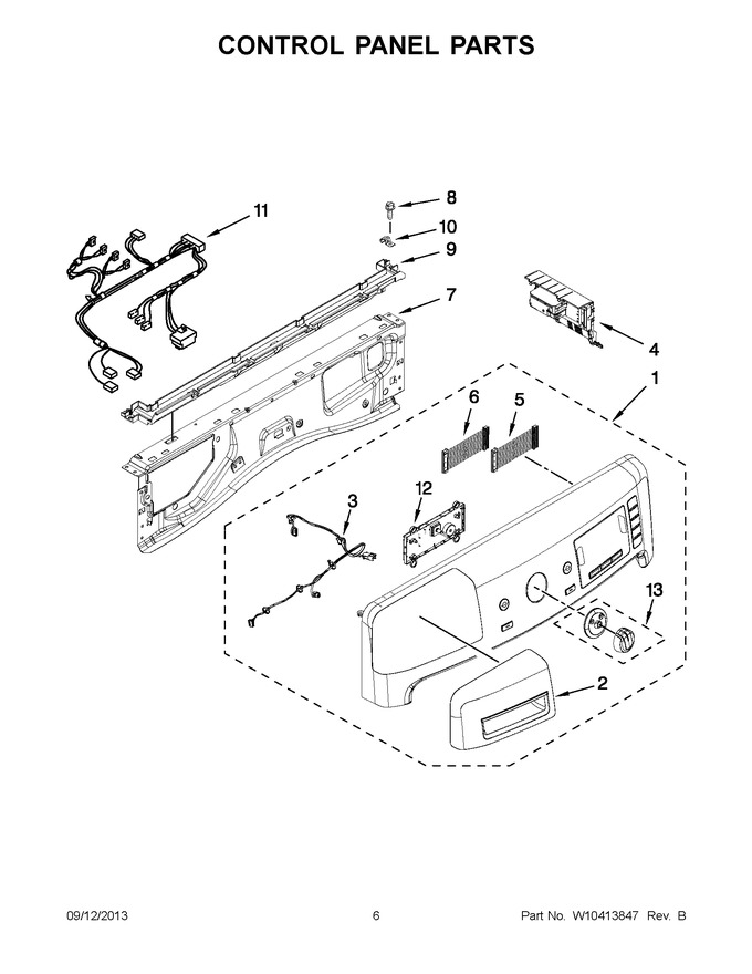 Diagram for MHW7000XW2