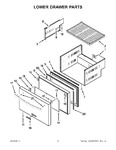 Diagram for 05 - Lower Drawer Parts