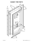 Diagram for 02 - Cabinet Trim Parts