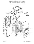 Diagram for 01 - Top And Cabinet Parts