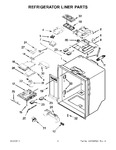 Diagram for 04 - Refrigerator Liner Parts