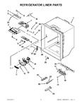 Diagram for 05 - Refrigerator Liner Parts