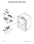 Diagram for 03 - Refrigerator Liner Parts